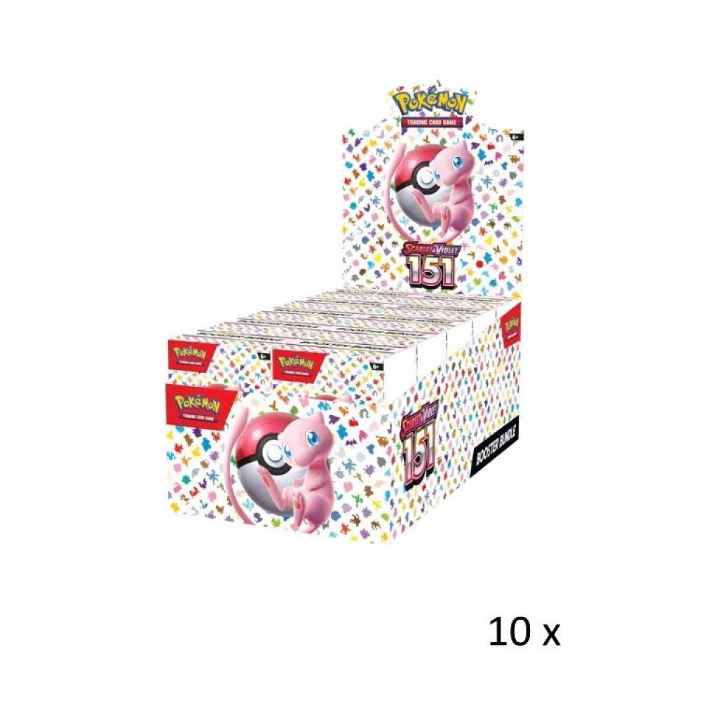 151 Booster Bundle Display (10 stuks) - PokemonAlert.nl